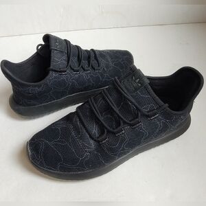 Adidas Tubular Shadow Core Black Lace Up Men's Snekaers Comfort Walking 10.5